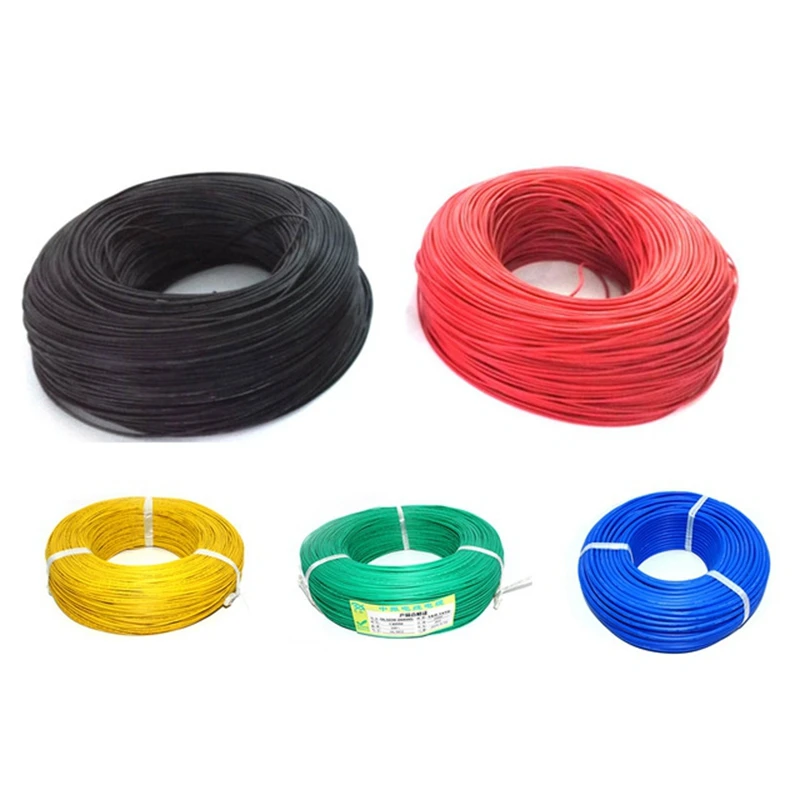 Мягкий силиконовый кабель 10 м 24AWG термостойкий гибкий