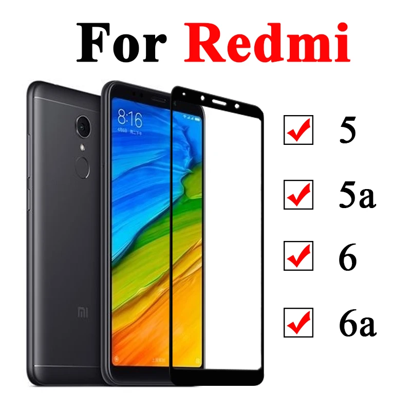 Защитное стекло Redmi 6 для Xiaomi Redmi6 6a 5 5a a Закаленное Защитная пленка экрана Ksiomi Xiomi