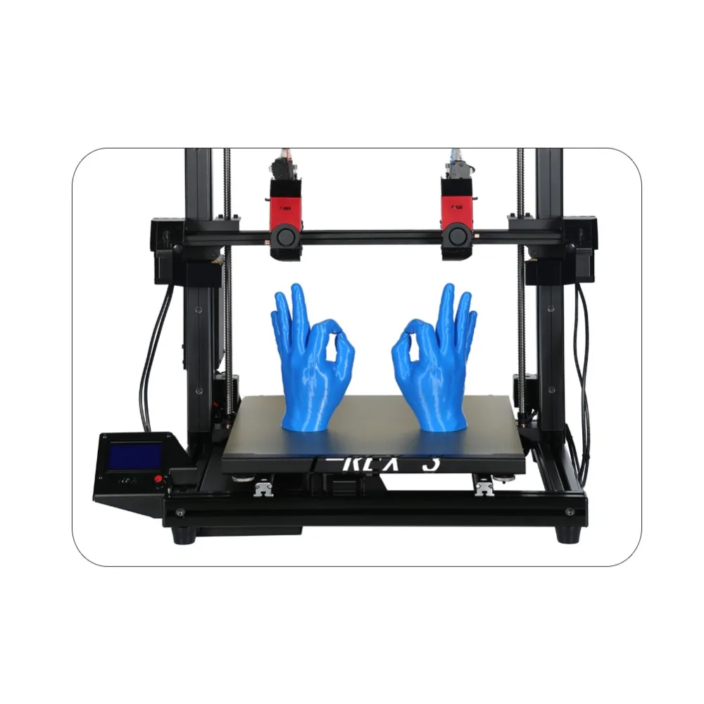 Широкоформатный Многофункциональный 3D принтер VIVEDINO T Rex 3 + IDEX размером 400x400x500 мм|3d