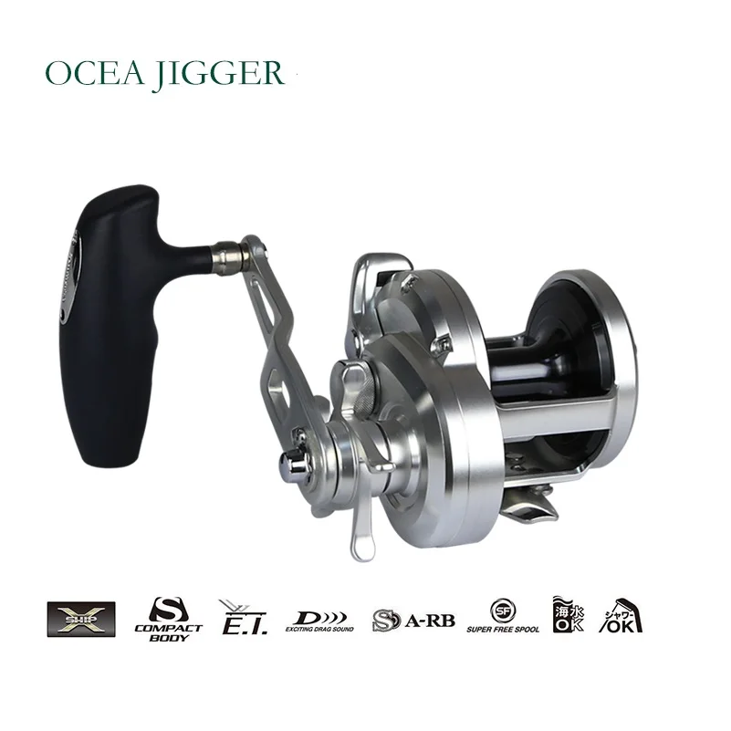 SHIMANO рыболовное колесо OCEA Джиггер приманка литье спиннинговая катушка 3000 Тип