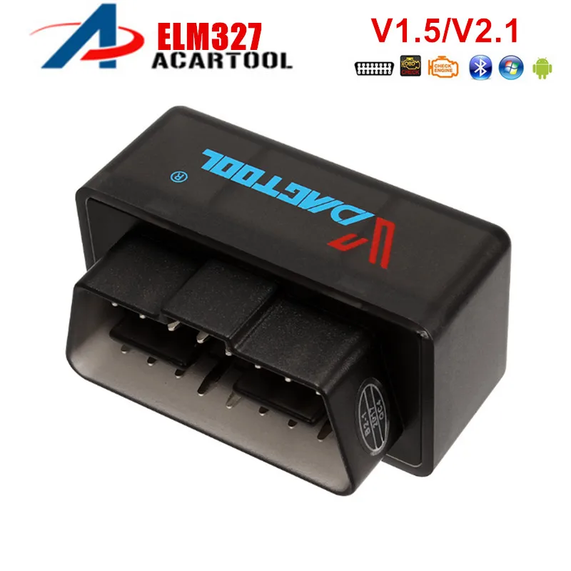OBD mini ELM327 Bluetooth OBD2 V2.1/V1.5 автоматический сканер OBDII 2 автомобиля ELM 327 Тестер диагностический инструмент для Android Windows HHOBD