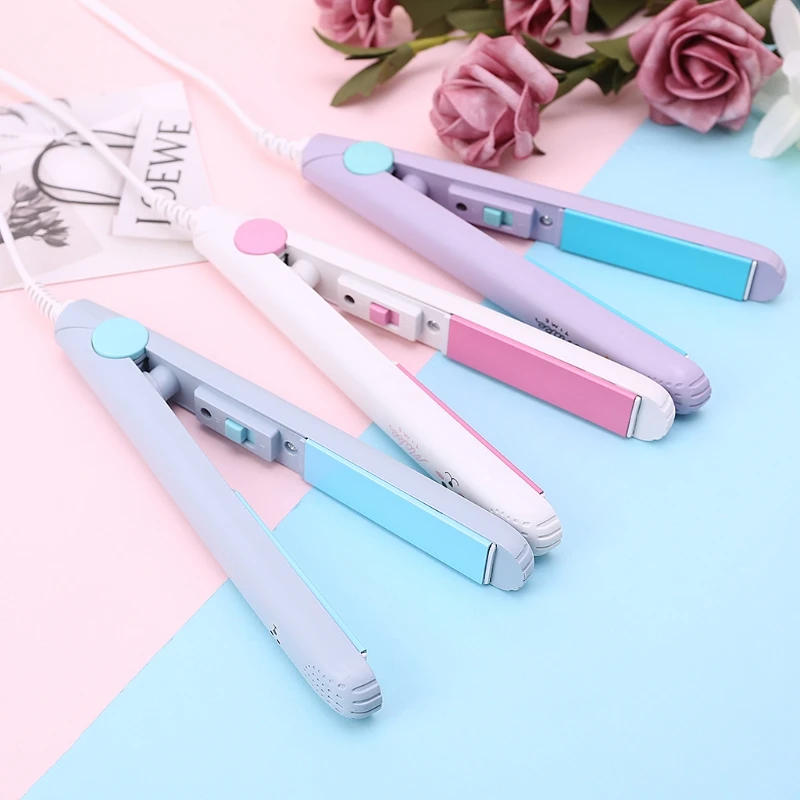 Новинка 2019 модный мини выпрямитель для волос профессиональные плоские утюги PTC