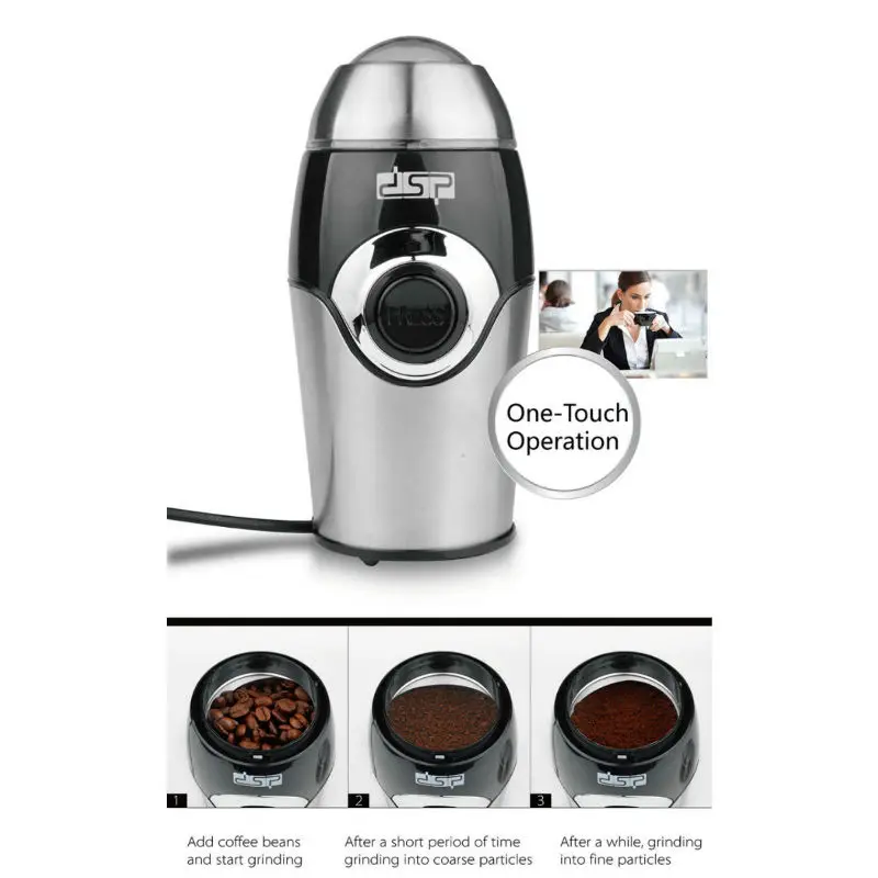 DSP кухонная бытовая электрическая кофемашина с лезвием из нержавеющей стали