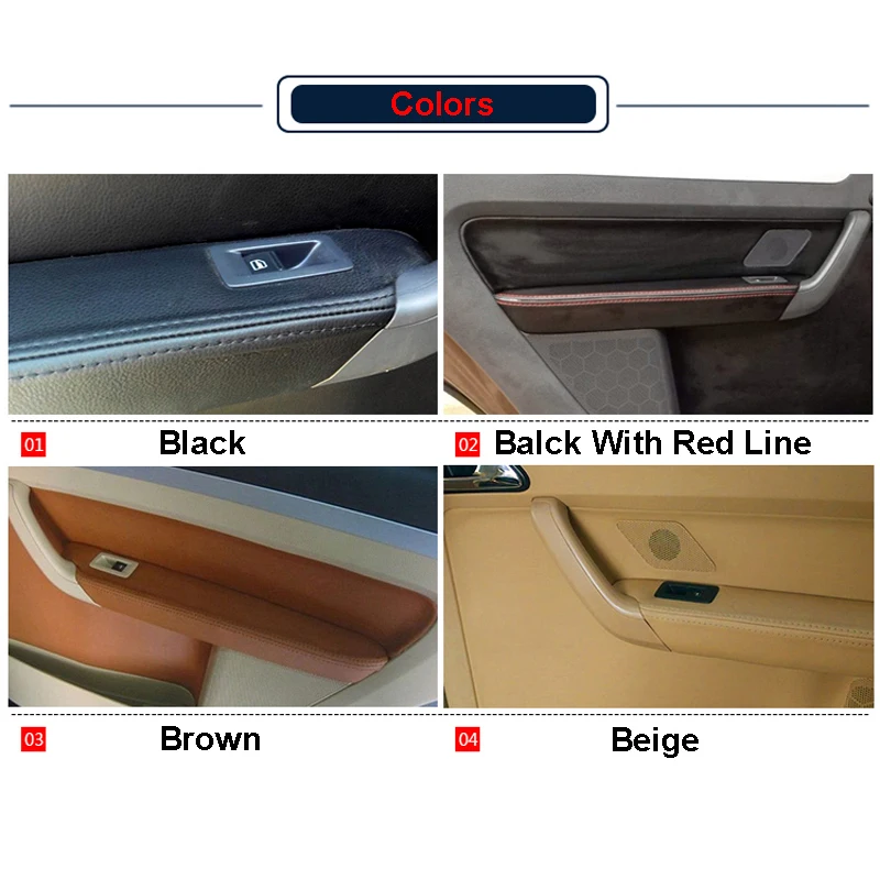 SRXTZM для Volkswagen Touran Caddy 2006- автомобильные модифицированные аксессуары из микрофибры кожаная внутренняя панель двери подлокотник 8 шт