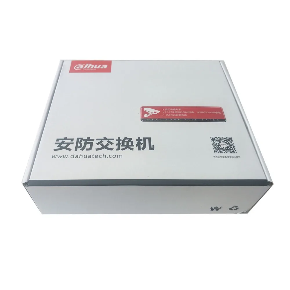 DH 16 Порты POE коммутатор Стандартный AC100-240V для камер безопасности и CCTV системе ip