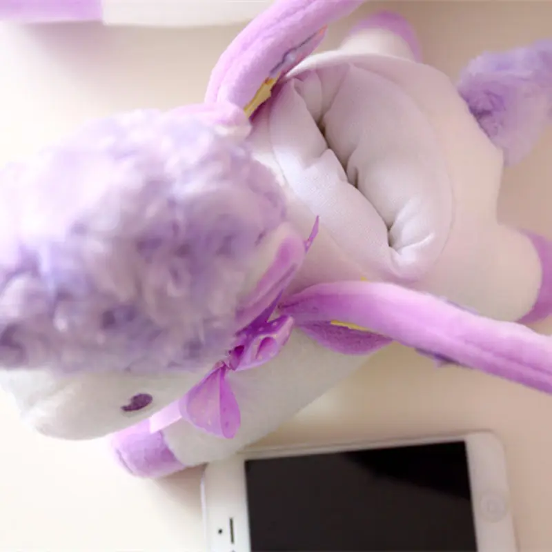 1 шт. 23 см Милый Плюшевый единорог Мобильный телефон сиденье лошадь игрушки