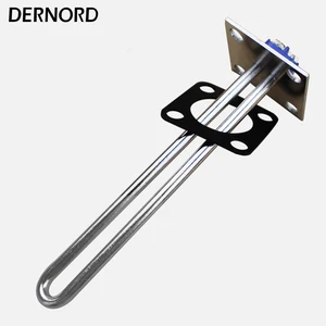 Универсальный фланцевый водонагреватель 24 в 600 Вт, трубчатый нагревательный элемент, электрический нагревательный элемент, нагреватель из нержавеющей стали