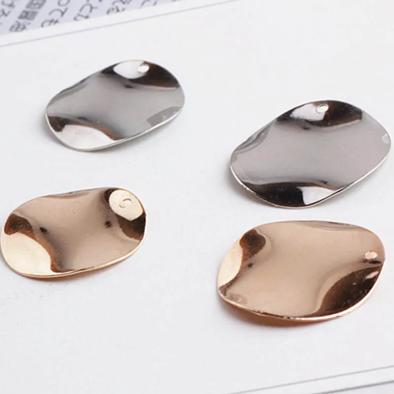 Креативный Чистый медный Простой DIY ювелирные аксессуары геометрический диск