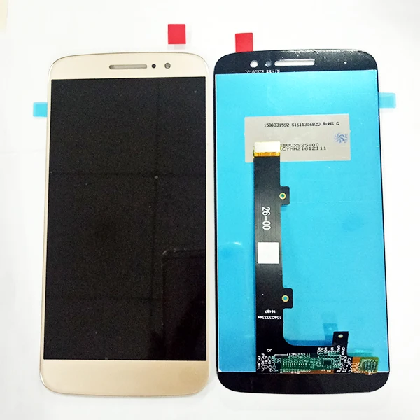 ЖК-дисплей и дигитайзер сенсорного экрана для Motorola Moto M XT1663 XT1662 черного белого