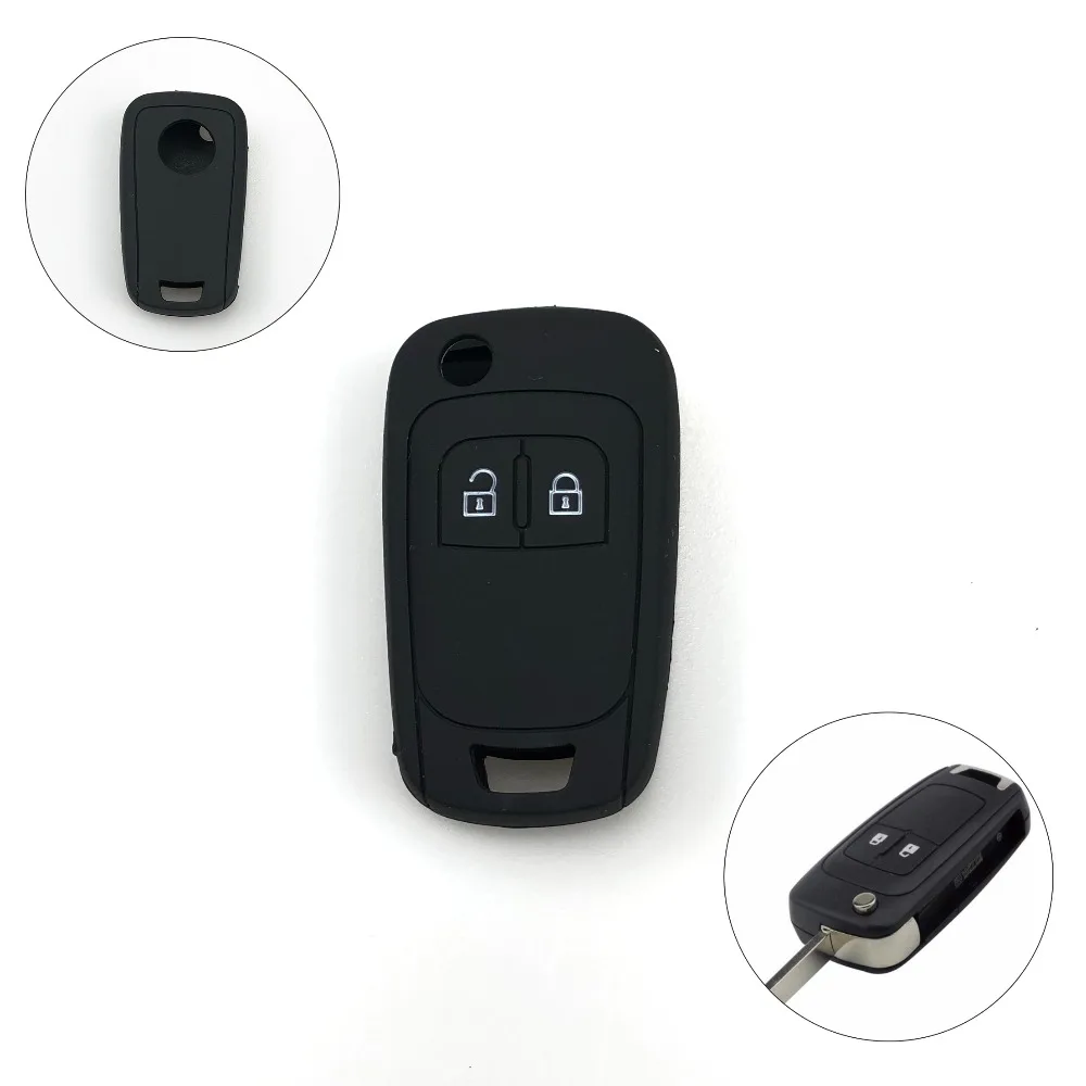 

2 Button Silicone Car Remote Key Fob Shell Cover Case For Opel Astra J Corsa D Zafira C Mokka Insignia Cascada Karl Adam Meriva