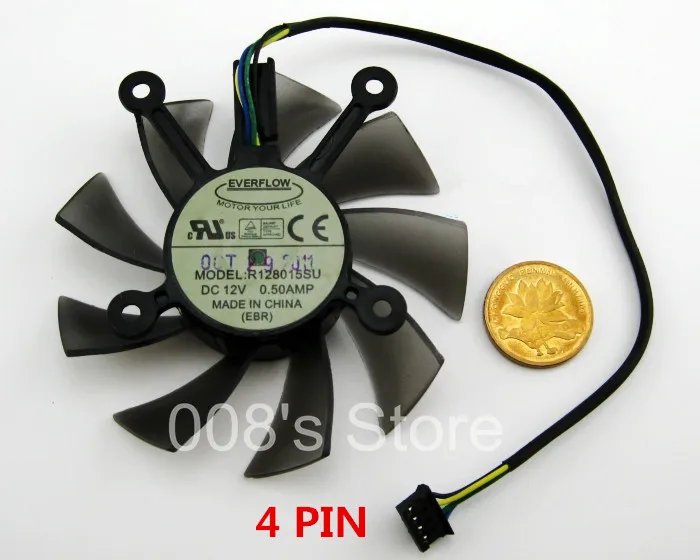 New Graphics Card GPU Cooler Fan For ASUS GTX680 650 GTX560Ti ENGTX560 HD7850 DC2-2GD5 HD7770 EAH6950/5830/8600/9800 GTS 450/460 |