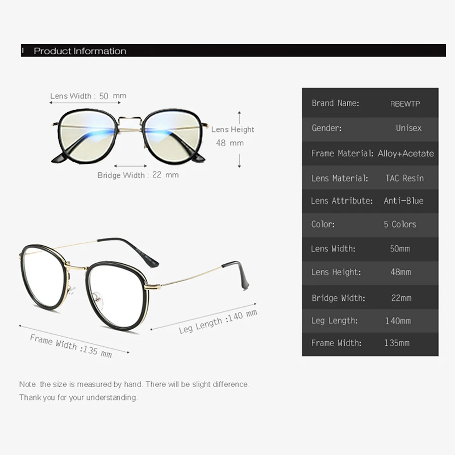 RBEWTP синий свет блокирующие очки светодиодные для чтения устойчивые к излучению