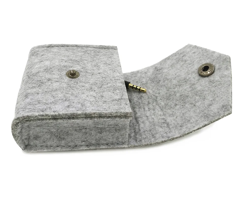 Сумка для хранения наушников 50 шт./лот Набор органайзеров из войлока путешествий