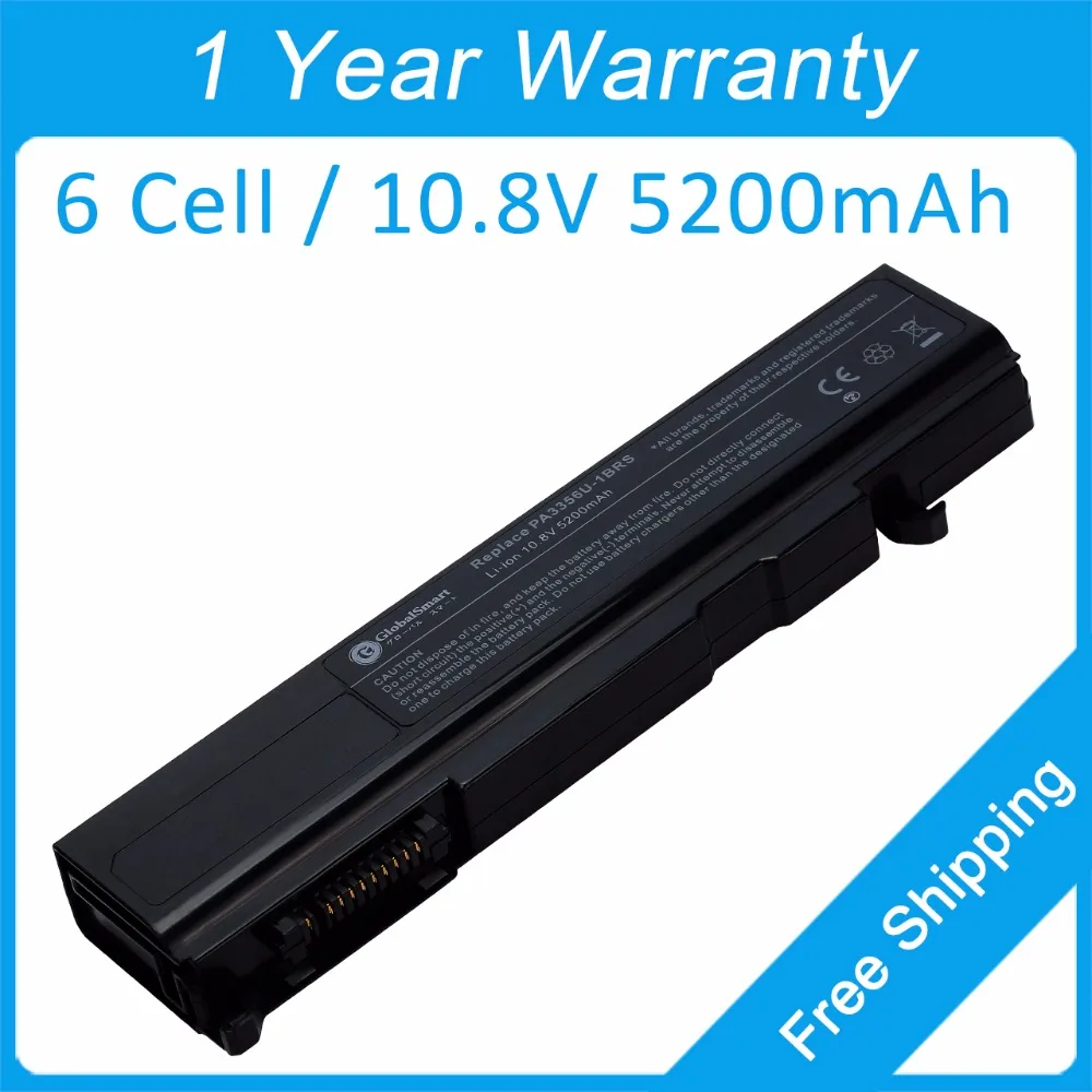 

New 6 cell laptop battery for Toshiba Satellite Pro S300 S300M U200 PA3456U-1BRS PA3509U-1BRM PA3356U-2BAS PA3588U-1BAS