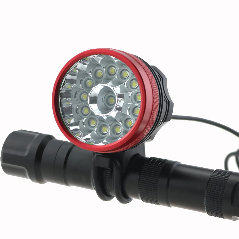 Водонепроницаемый супер яркий 24000 люмен 14T6 велосипедные фары 14x Cree XM-L T6 Led Велоспорт велосипед велосипедный спорт фара головного света для Охота лагерь