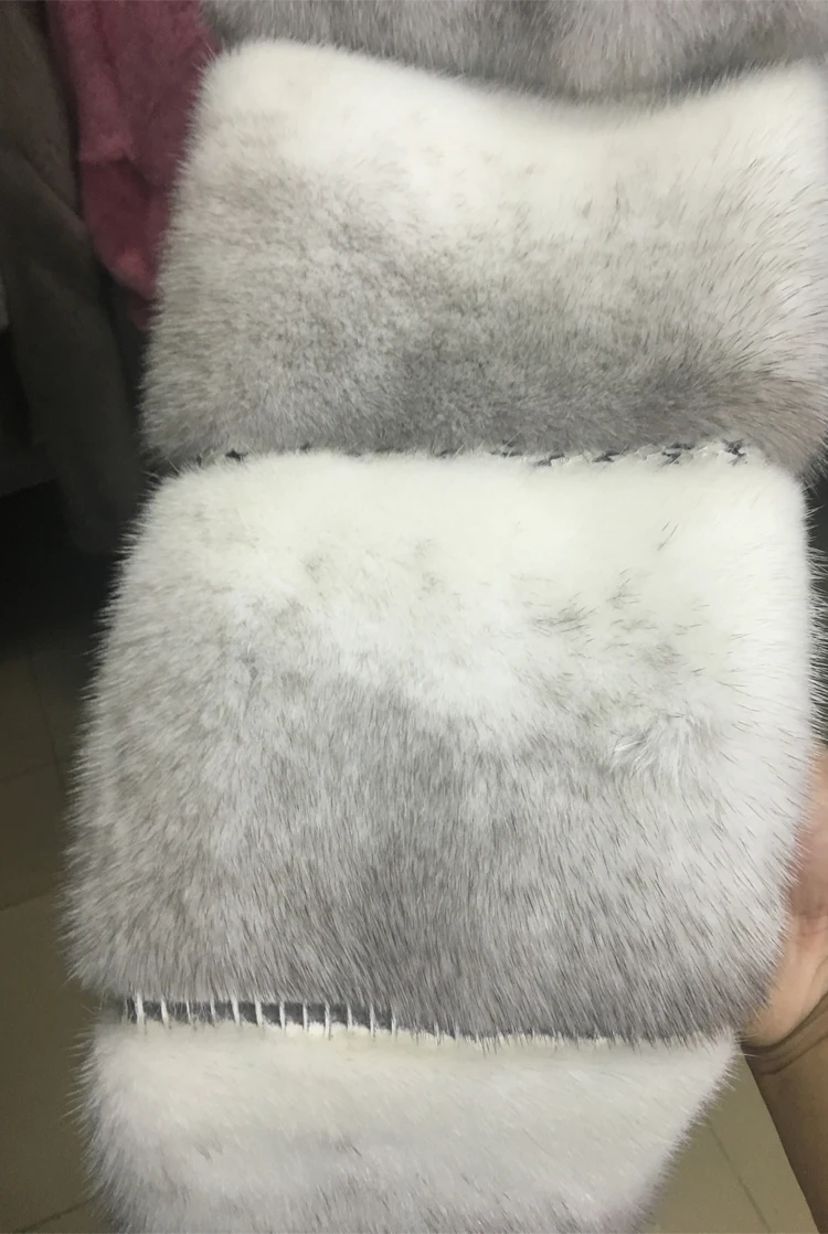 Г. Новые Женские норки пальто с мехом длинные женские куртки модные