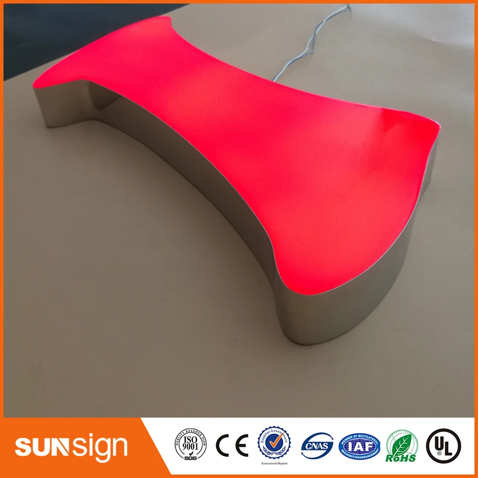 Наружная эпоксидная смола светодиодные буквы вывески для магазинов|letter sign