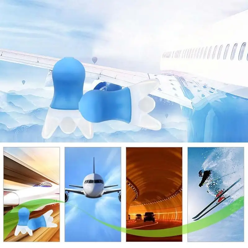 1 пара ушные вкладыши с выравниванием давления | Красота и здоровье