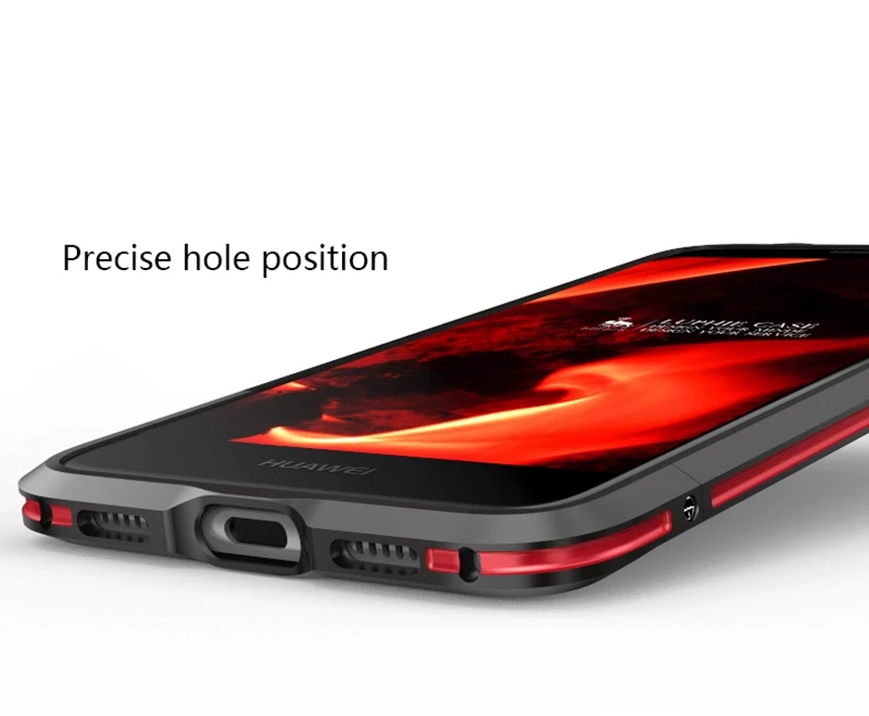 Бренд LUPHIE защитный чехол класса люкс для Huawei Nova plus алюминиевая металлическая