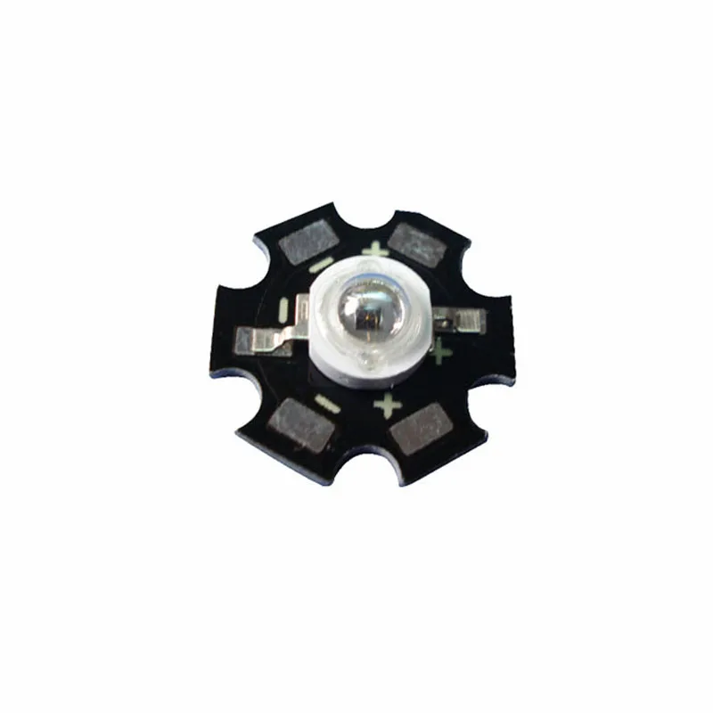 

50X high power 3W 730nm led light beads with aluminum heat sink free shipping