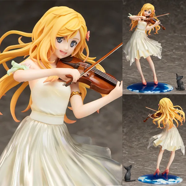 Your Lie in April Action Figure Arima Kousei Miyazono Kaori Costumes 220mm Shigatsu wa Kimi no Uso Violin Uniforms | Игрушки и хобби