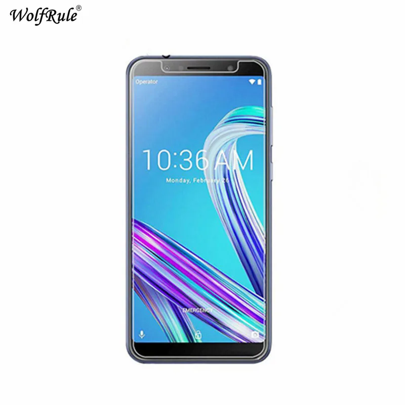 2PCS protector de pantalla Asus Zenfone Max (M1) ZB556KL de vidrio HD pel&iacute;cula protectora ultra delgado para el Asus Zenfone Max (M1) ZB556KL de vidrio-0