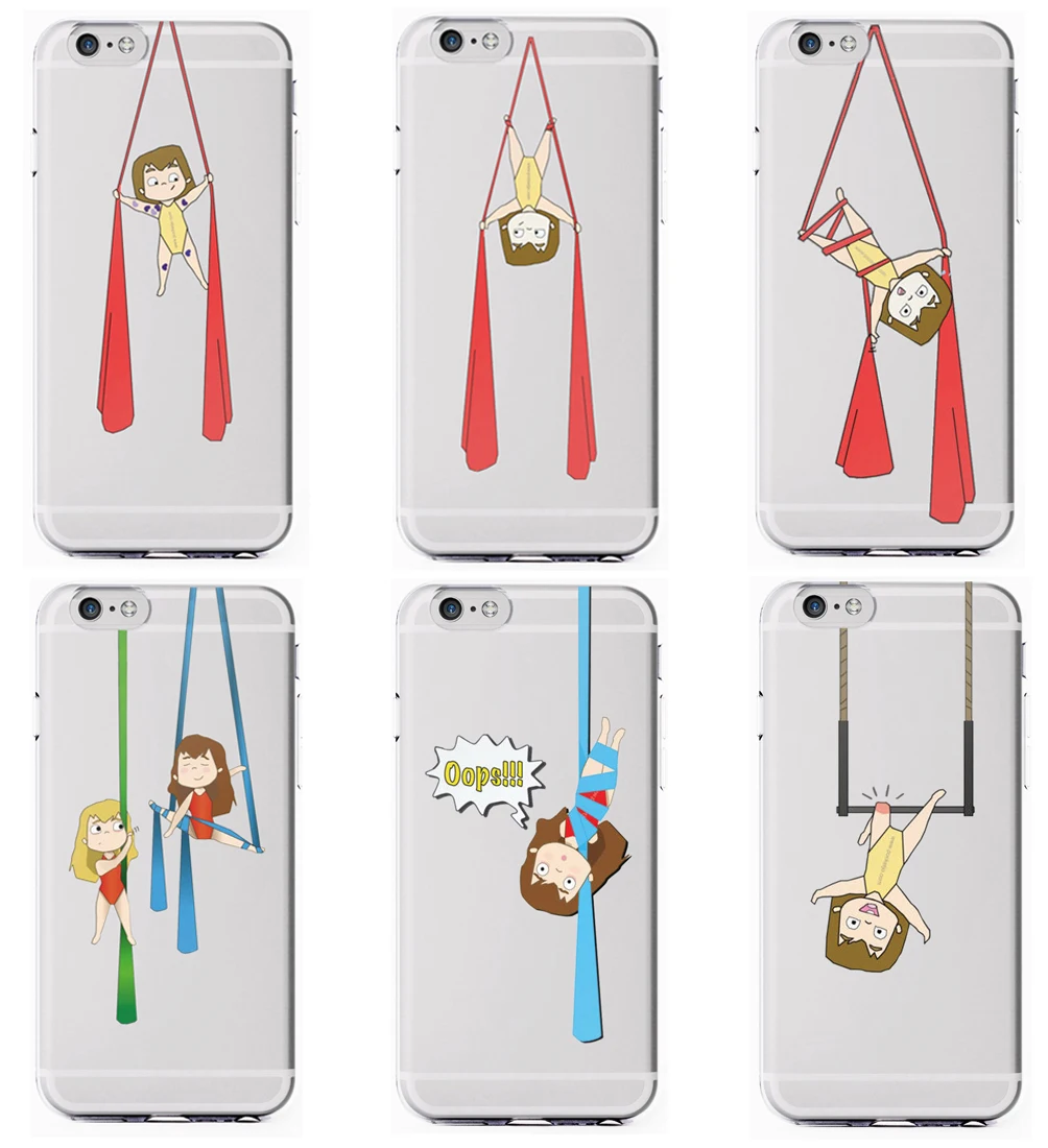Aerialism цирковый подарок шелковая Йога мягкий прозрачный чехол для телефона Iphone 12Pro