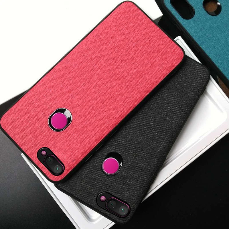 Binbo для Xiaomi mi 8 Lite чехол SE PC + PU Ткань Искусство простой классический винтажный
