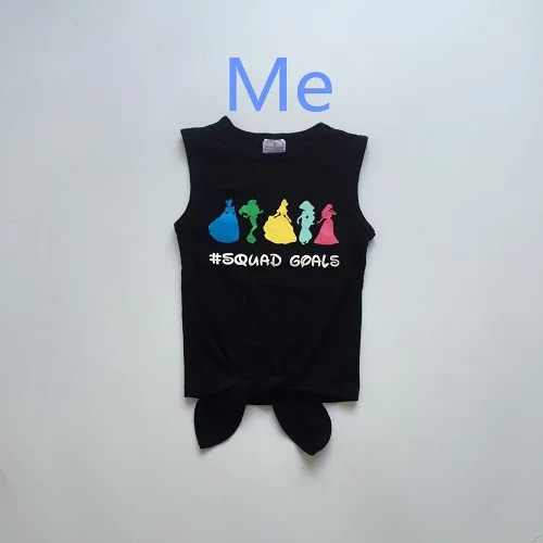 me Mommy me/Одежда для девочек; Летний жилет для девочек; жилет «Отряд голов»; Модная одежда «Мама и я» - Цвет: me
