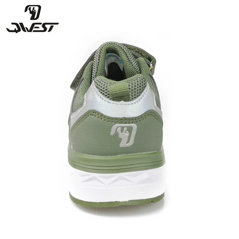 QWEST Весна свободная Спортивная беговая Обувь для детей с застежкой липучкой на