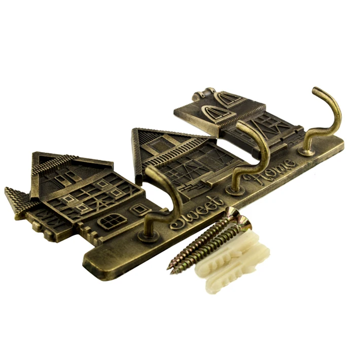 &quotДом&quot старинное украшение модное пальто Крючки металлический крючок стены