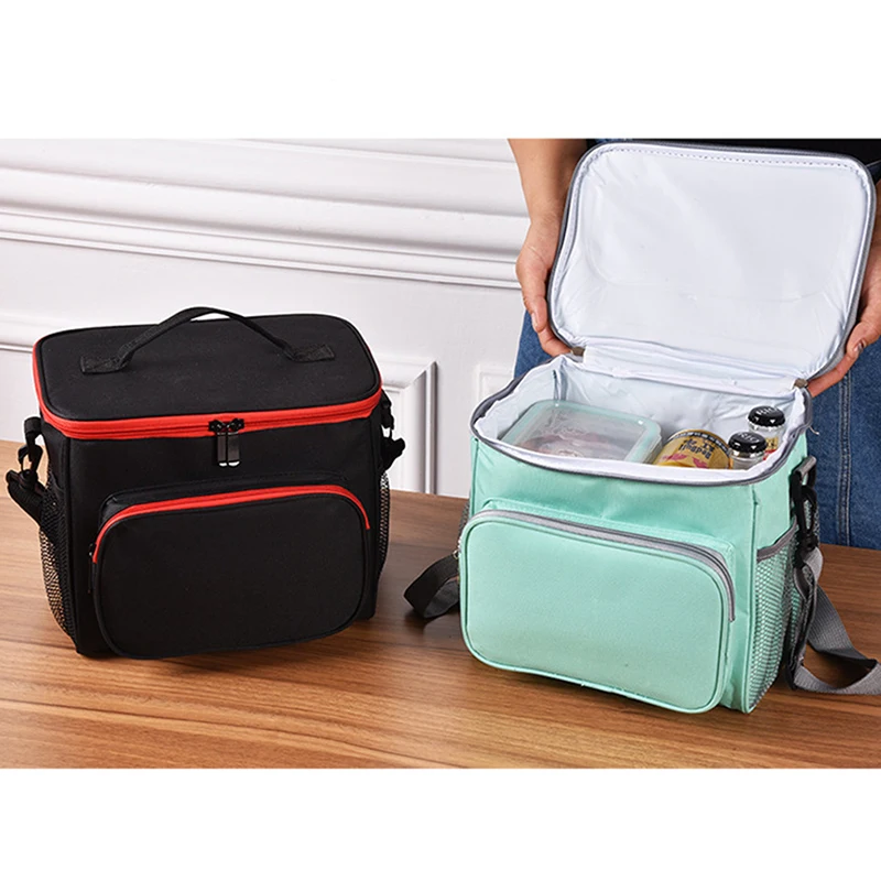 2 цвета на выбор Портативный утепленная Холщовая Сумка для обеда женщин отдыха