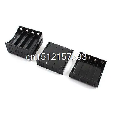 

4Pcs 8-Pin Plug in Type Battery Holder Socket Case Box for 4 x 3.7V 18650
