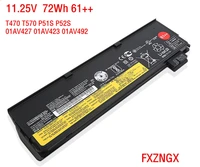 61 genuine 72wh laptop battery for lenovo thinkpad t470 t480 t570 t580 p51 sp52s p01av427 01av423 01av428 01av492