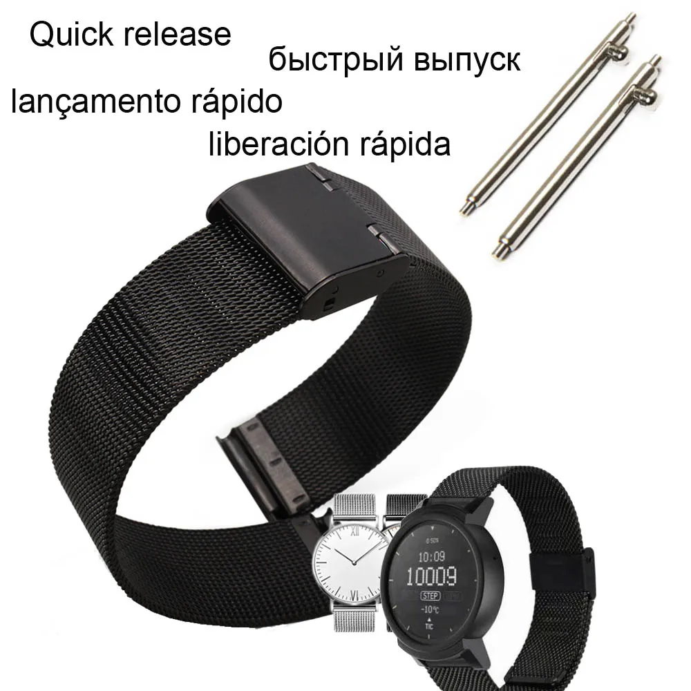 22 мм браслет ремешок для Xiaomi Huami Amazfit GTR 47 Pace Stratos 2 часы samsung gear S3 Galaxy 46 Correa |