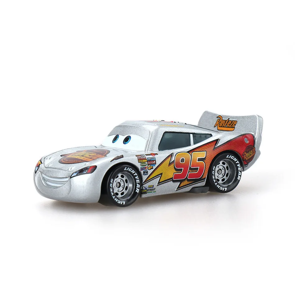 Disney Pixar Cars 2 3 Lightning Mcqueen Mater Jackson Storm Ramirez 1:55 литой автомобиль металлический сплав мальчик игрушки для детей подарок