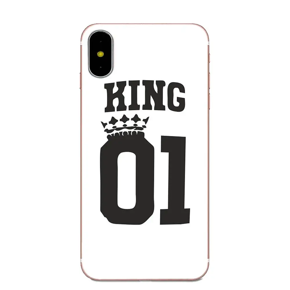 Бренд King Queen 01 пара из ТПУ популярная модель для LG Nexus 5 5X V10 V20 V30 V40 2017 2018