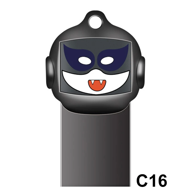 Флешка Персонализированная USB флешка 128 ГБ USB флешка 64 ГБ 32 ГБ Флешка мультфильм 16 Гб флэш-диск для школьницы подарок - Цвет: C16