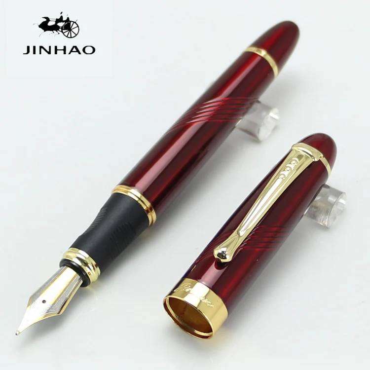 JINHAO X450 розовый и золотой B перо перьевая ручка Twist канцелярские школьные и офисные ручки