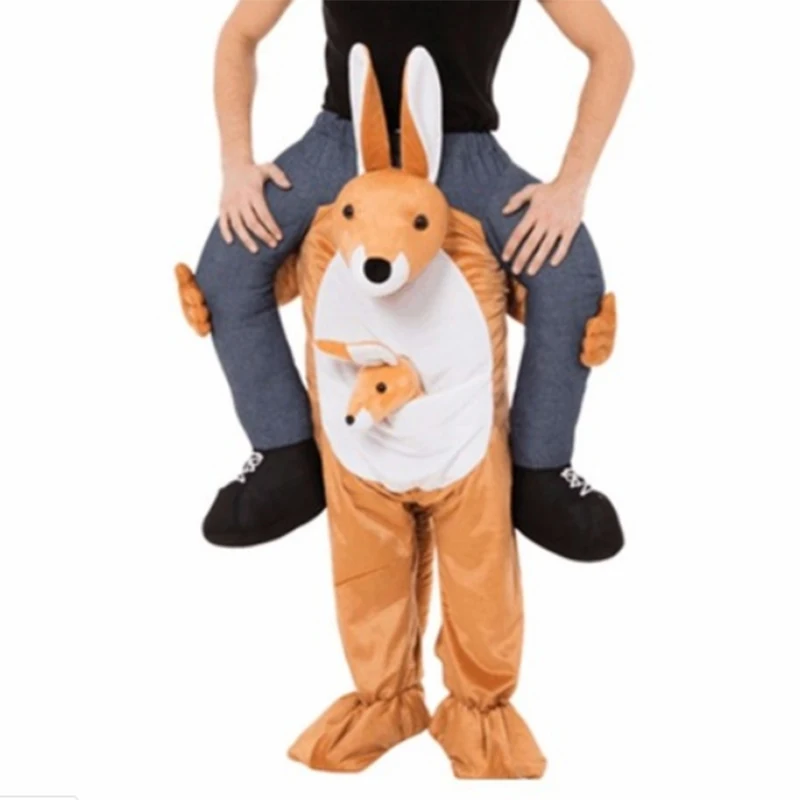 2019 плечо Ride On Piggy Back costume нарядное платье взрослый костюм для вечеринки мужской