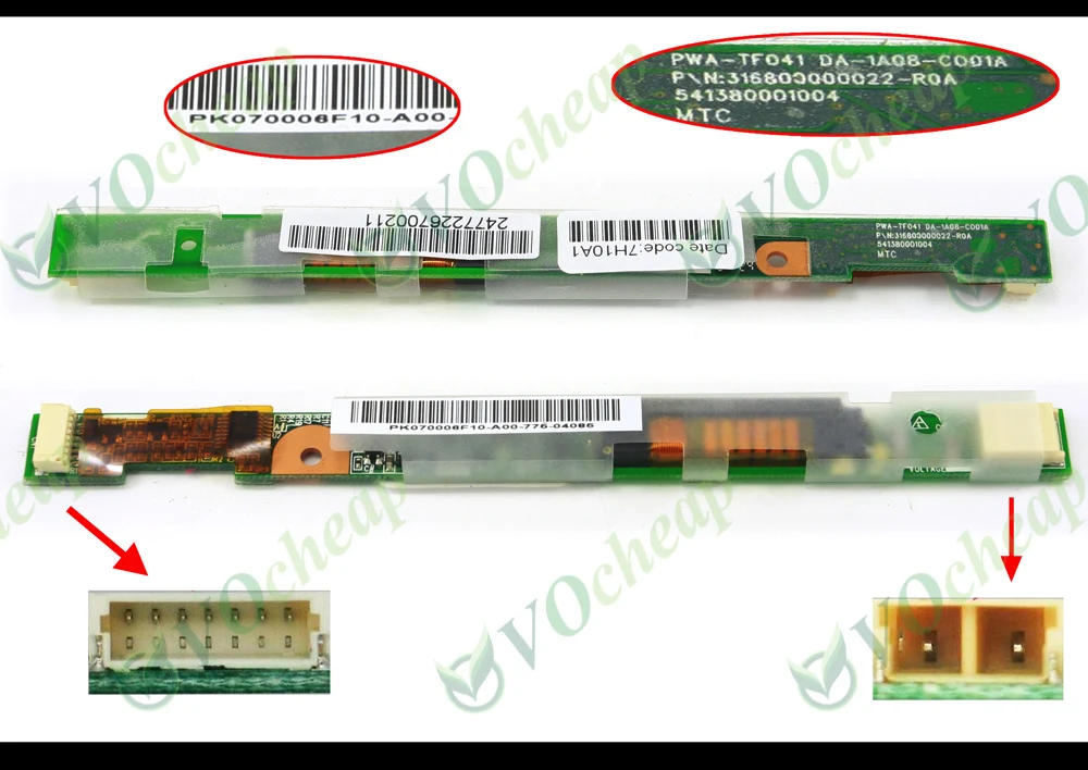 10 шт. Matic LCD CCFL инвертор подсветки для HP 500 510 Pavilion dv4 CQ40 nx6125 Toshiba A80 M50 M55 520 001| |