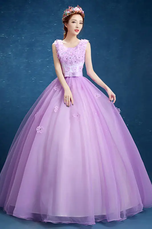 Персиковое розовое платье для Quinceanera 2019 Тюль с Lae Пышное Бальное Платье Vestidos De Vestido