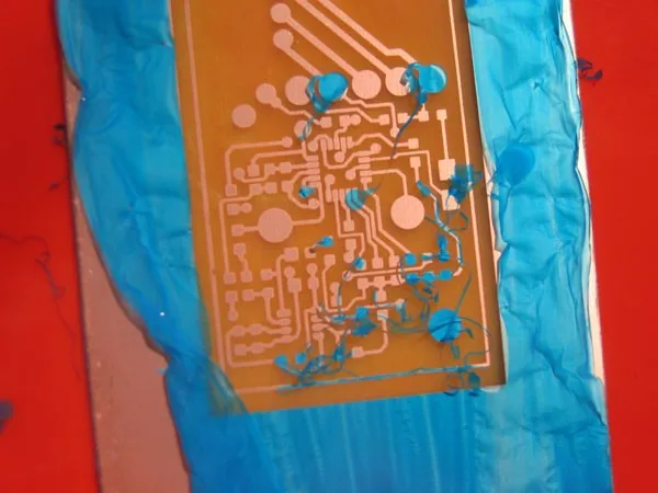 100 г фоторезистая анти-травление светочувствительная синяя краска для DIY PCB Замена сухая пленка PCB УФ Фоточувствительный чернила