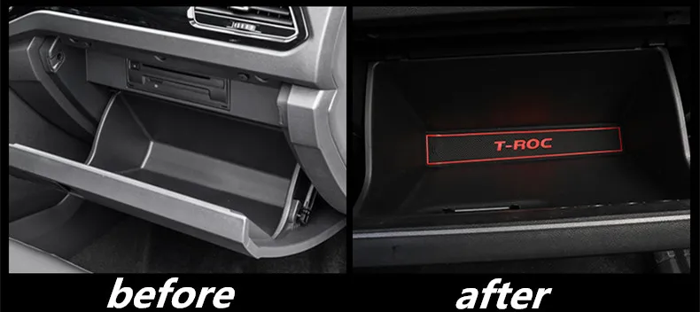 Для 2017 2018 Volkswagen/Vw T ROC TROC автомобильный слот для ворот нескользящий коврик чашки