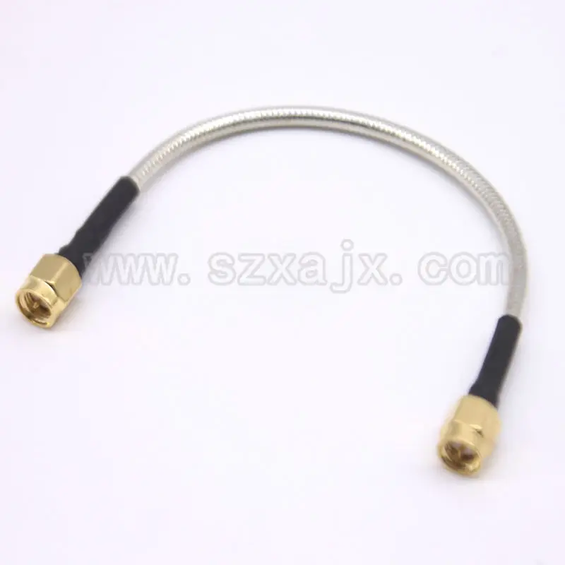JX 10 шт. SMA Мужской к RG402 коаксиального кабеля Полужесткий RG 402 коаксиальный косички