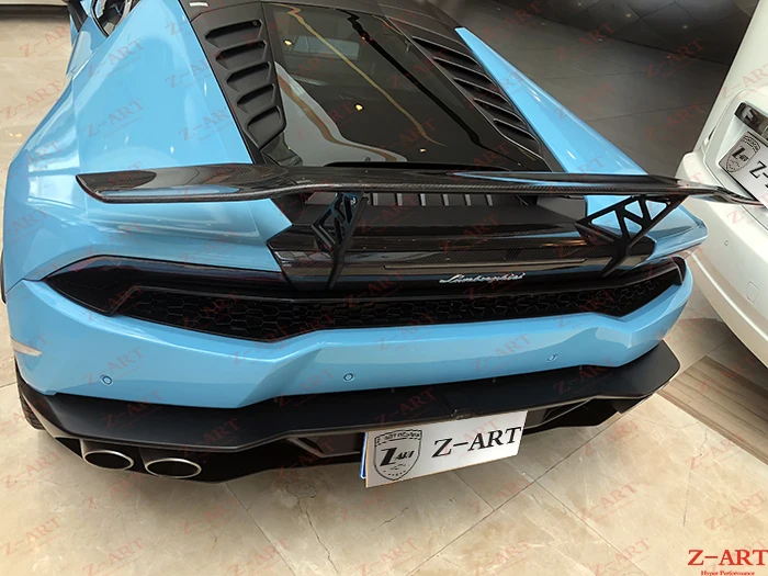Z ART углеродного волокна задний спойлер для Lamborghini Huracan заднее крыло Lamboghini LP610 LP600