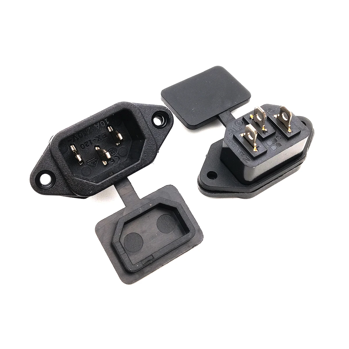 IEC320 C14 Ac 250V 10A панель установленная штепсельная розетка адаптер разъем с