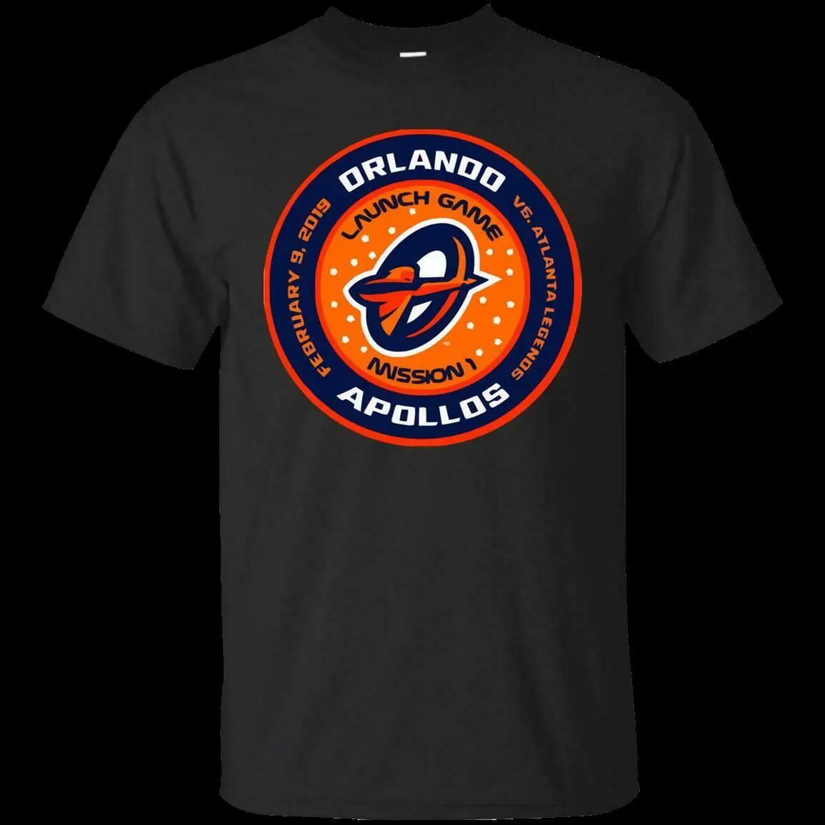 Мужская Повседневная футболка Orlando Apollos модная унисекс бесплатная доставка