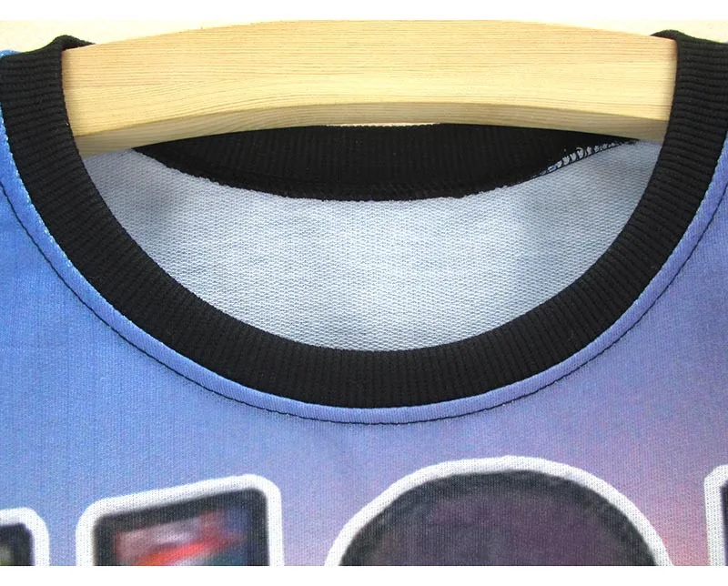 Пуловер с принтом никогда не спящего города Женские Модные Дизайнерские