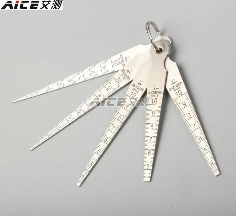 

(complete wedge feeler) small foot cone feeler set 5 branch gap ruler of automobile sheet metal